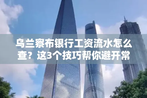 乌兰察布银行工资流水怎么查?这3个技巧帮你避开常见坑