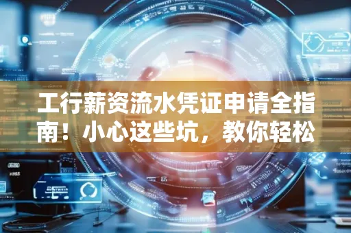 工行薪资流水凭证申请全指南!小心这些坑,教你轻松避雷