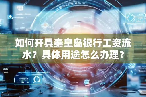 如何开具秦皇岛银行工资流水？具体用途怎么办理？