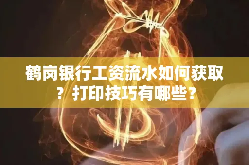 鹤岗银行工资流水如何获取?打印技巧有哪些?