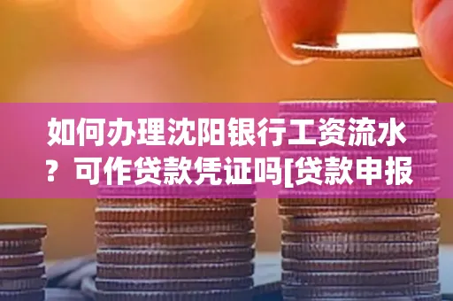 如何办理沈阳银行工资流水？可作贷款凭证吗[贷款申报必见]