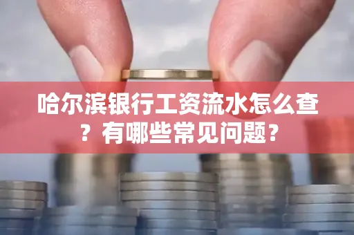 哈尔滨银行工资流水怎么查?有哪些常见问题?