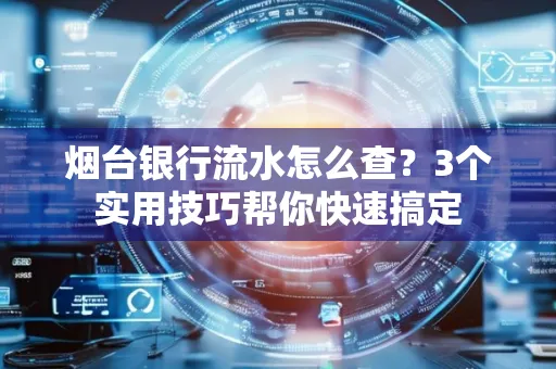 烟台银行流水怎么查?3个实用技巧帮你快速搞定