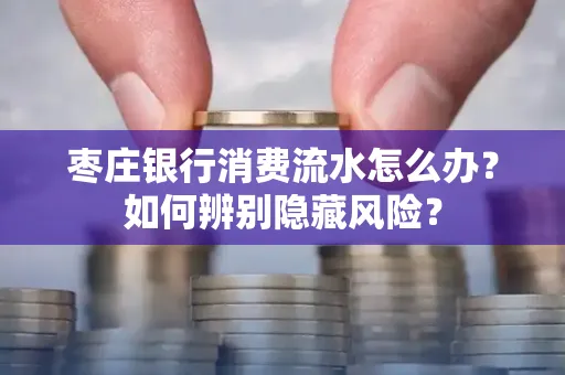 枣庄银行消费流水怎么办?如何辨别隐藏风险?