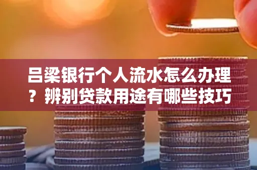 吕梁银行个人流水怎么办理?辨别贷款用途有哪些技巧?
