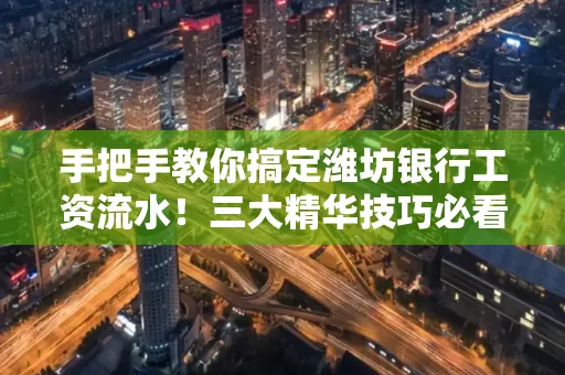 手把手教你搞定潍坊银行工资流水!三大精华技巧必看