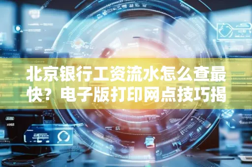 北京银行工资流水怎么查最快?电子版打印网点技巧揭秘