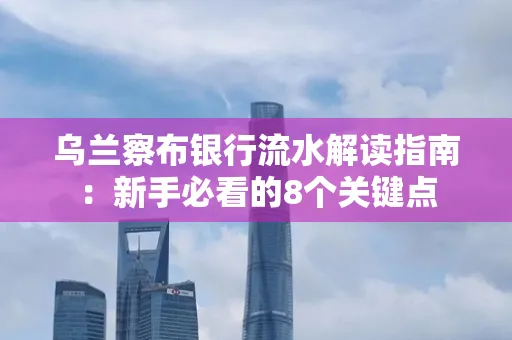乌兰察布银行流水解读指南:新手必看的8个关键点