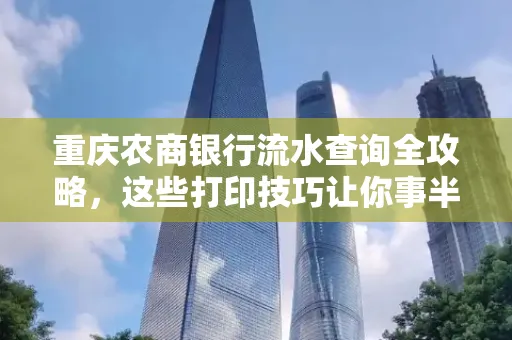 重庆农商银行流水查询全攻略,这些打印技巧让你事半功倍