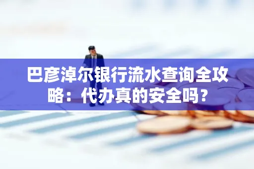 巴彦淖尔银行流水查询全攻略:代办真的安全吗?
