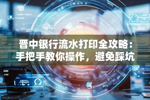晋中银行流水打印全攻略:手把手教你操作,避免踩坑