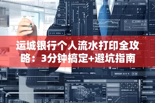 运城银行个人流水打印全攻略:3分钟搞定+避坑指南